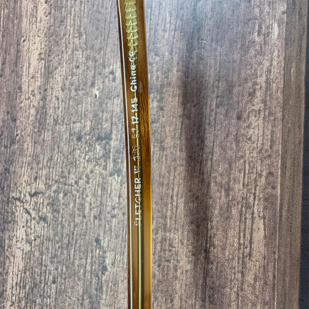 Warby Parker Fletcher Eyeglasses Tiger Eye Tortoise Square Frames 51-17-145